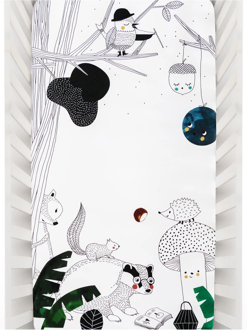 Rookie Humans Woodland Dreams and Underwater Love Crib Sheets